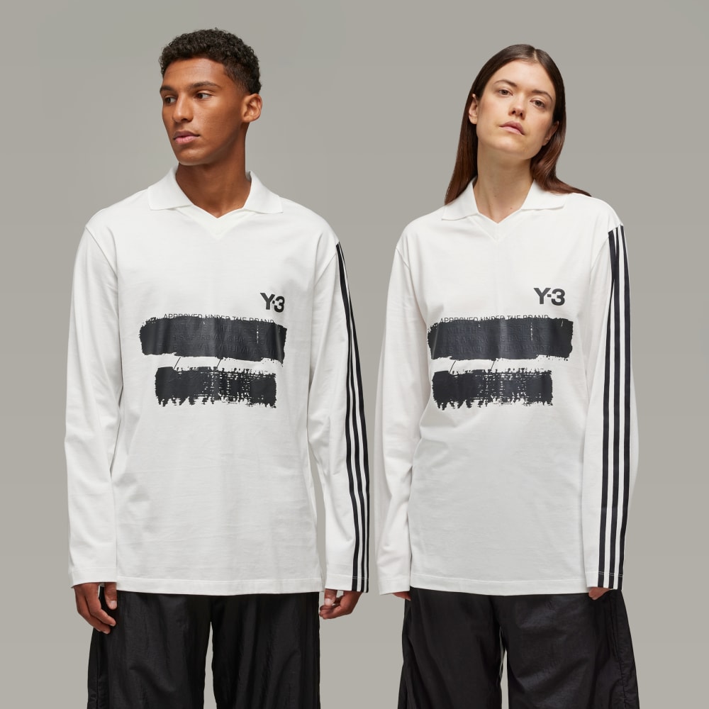 Y-3 Graphic Logo Long Sleeve Tee Adidas Y-3