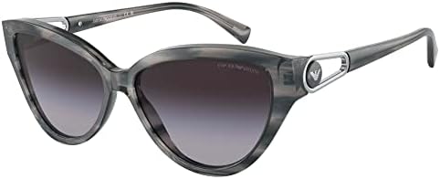 Emporio Armani EA 4192 Striped Grey/Grey Shaded 57/14/140 women Sunglasses Emporio Armani