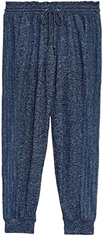 Marks & Spencer womens Loungewear Cozy Knit Rib Long Cuffed Pant Marks & Spencer