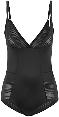 Marks & Spencer womens Firm Control Shaping Sheer Striped Wear Your Own Bra Body Marks & Spencer