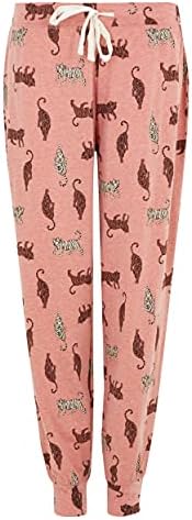 Marks & Spencer womens Super Soft Loungewear Tiger Print Cuffed Pajama PantPajama Bottom Marks & Spencer