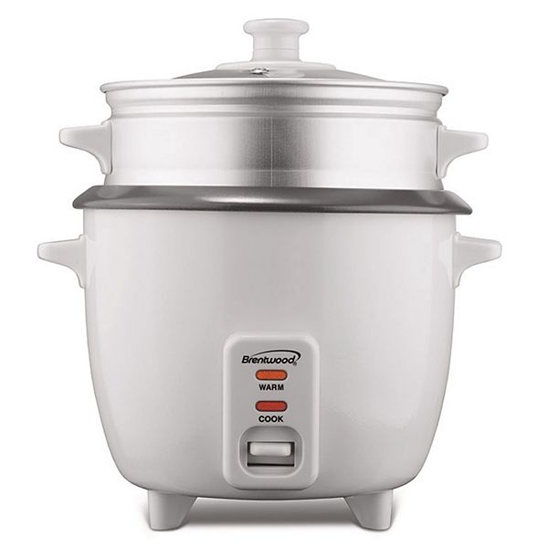 Brentwood 15 Cup Rice Cooker / Non-Stick with Steamer in White Brentwood