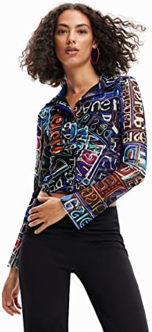 Desigual Women's Woman Knit T-Shirt Long Sleeve Desigual