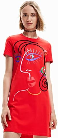 Desigual Women's Woman Knit Dress Short Sleeve Desigual