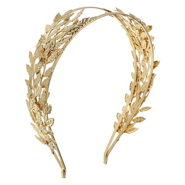 1 Pcs Elegant Wide Leaf Headband For Women For Girls Unique Bargains