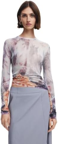 Desigual Women's Woman Flat Knit Thin Gauge Pullover Desigual