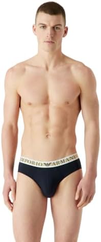 Emporio Armani Men's Mixed Waistband 3 Pack Brief Emporio Armani