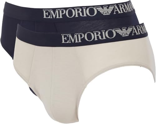 Emporio Armani Men's Soft Touch Bamboo Viscose 2-Pack Brief Emporio Armani