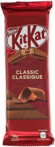 Шоколадные вафли KITKAT, 120 г, 10 ломтиков, молочный шоколад, 210 калорий на 40 г Kit Kat