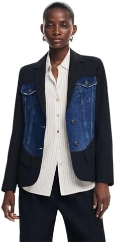 Desigual Women's Hybrid Denim Blazer Desigual