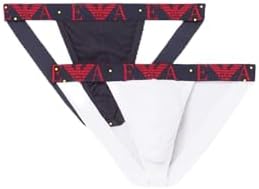 Emporio Armani Men's Bold Monogram 2-Pack Jockstrap Emporio Armani