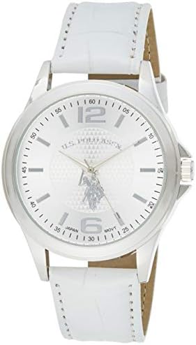 Accutime U.S. Polo Assn. Classic Men's USC50202 Analog Display Analog Quartz White Watch Accutime