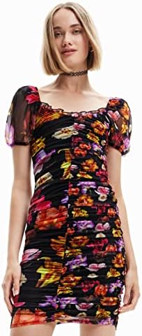 Desigual Women's Woman Knit Dress Short Sleeve Desigual