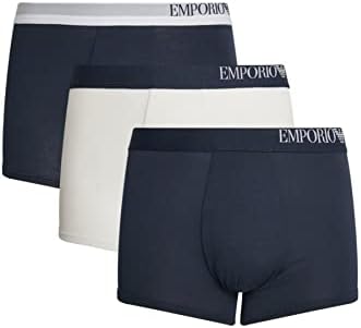 Emporio Armani Men Boxer Shorts Blue - White - Blue Emporio Armani