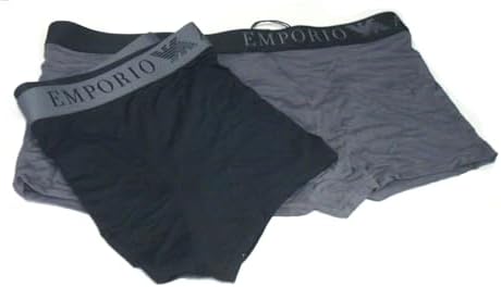 Emporio Armani Men's Soft Touch Bamboo Viscose 2-Pack Trunk Emporio Armani