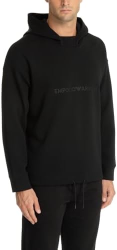 Emporio Armani Men Hoodie Black Emporio Armani