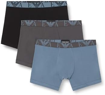 Emporio Armani Men's Bold Monogram 3-Pack Boxer Emporio Armani