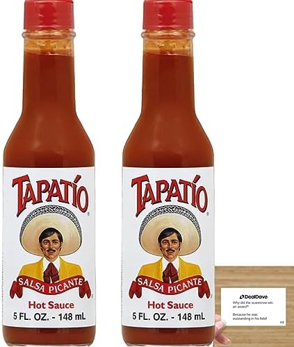 TAPATIO Hot Sauce, 5 Ounce (Pack of 2), Gluten Free, Vegan Deal Dave