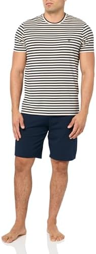 Emporio Armani Men's Yarn Dyed Striped Short Pyjamas Set Emporio Armani