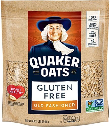 Quaker Gluten Free Old Fashioned Oats, Non-GMO Project Verified, 24 Ounce, Resealable Bag Quaker