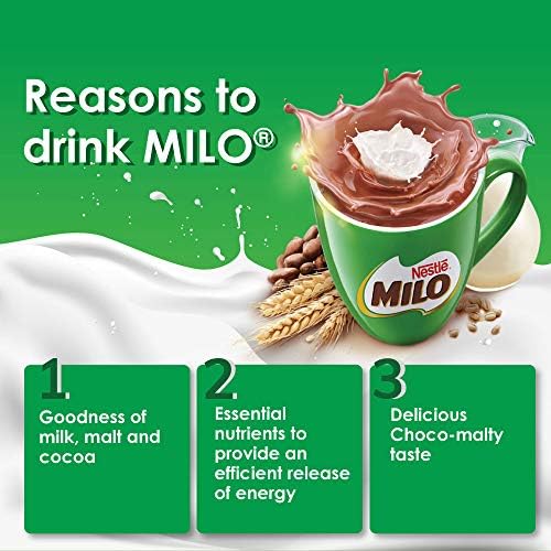 Какао-порошок NESTLÉ MILO - мгновенный мальтовый шоколадный напиток в стиках, 18 шт, обогащенный витаминами и минералами Milo