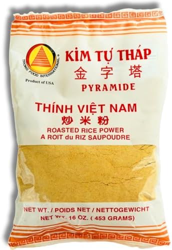 Жареный рисовый порошок мелкого помола KTT Kim Tự Tháp, 453 г, традиционный вкус, без добавок Generic