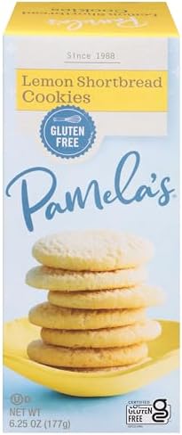 PAMELAS PRODUCTS Lemon Shortbread Cookies, 6.25 OZ Pamela's Products