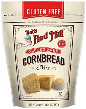 Bob's Red Mill Cornbread Mix Gluten Free, 20-ounces (Pack of4) ( Value Bulk Multi-pack) Bob's Red Mill