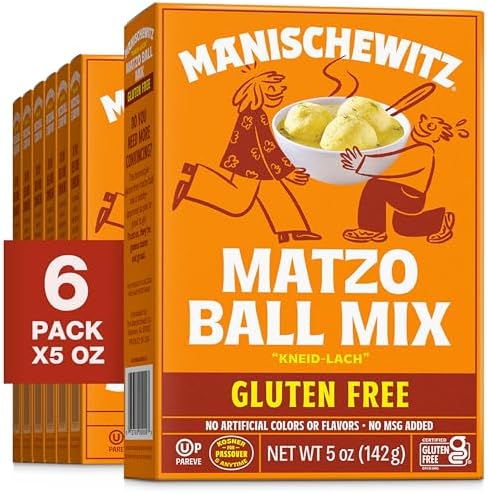 Manischewitz Matzo Ball Mix, Gluten Free - 5 Ounce (Pack of 6) Manischewitz