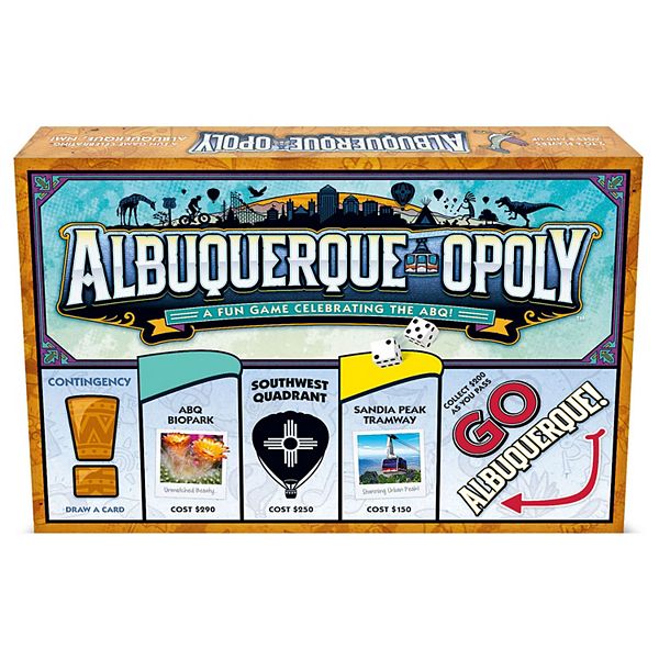 Late For The Sky: Albuquerque-Opoly - City Themed Family Board Game Late For The Sky