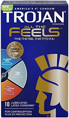 Trojan All The Feels Latex Condoms, 10CT TROJAN