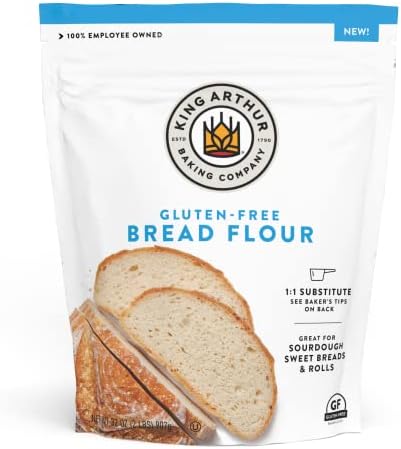 King Arthur Bread Flour, Gluten Free, 1:1 Flour Replacement great for yeasted recipes, 2lbs (Pack of 2) King Arthur