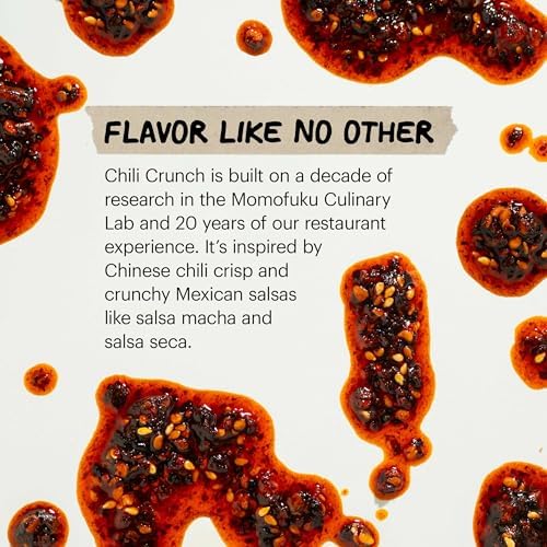 Momofuku Black Truffle Chili Crunch by David Chang, (5.5 Ounces), Chili Oil with Crunchy Garlic and Shallots, Spicy Chili Crisp with Real Truffle for Cooking as Sauce or Topping (Packaging May Vary) Momofuku