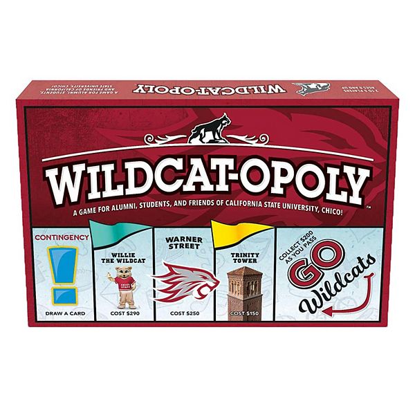 Late For The Sky: Wildcat-Opoly - University Themed Family Board Game Late For The Sky