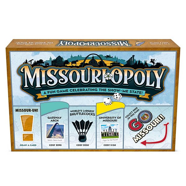 Late For The Sky: Missouri-Opoly - State Themed Family Board Game Late For The Sky