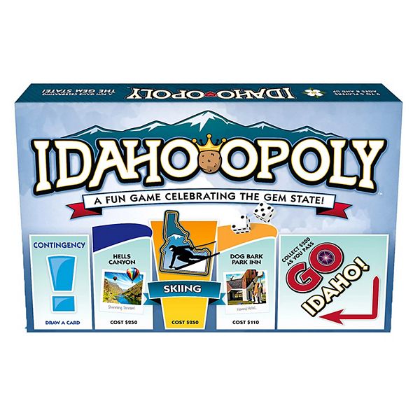 Late For The Sky: Idaho-Opoly - State Themed Family Board Game Late For The Sky