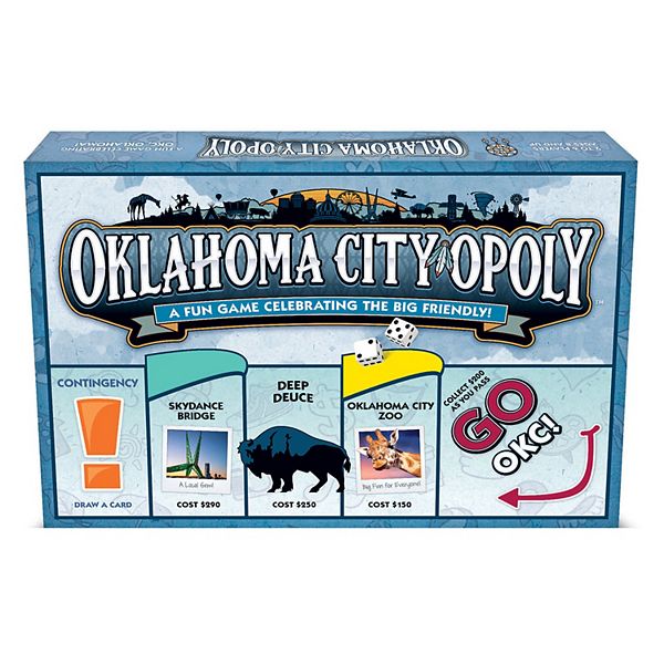 Late For The Sky: Oklahoma City-Opoly - Themed Family Board Game Late For The Sky