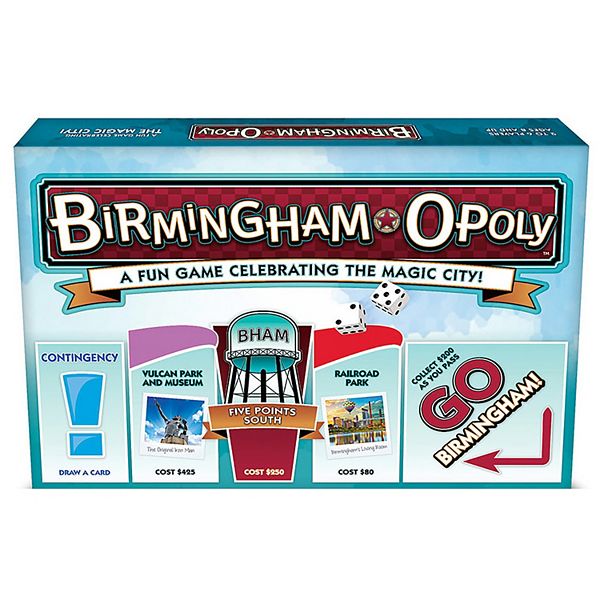 Late For The Sky: Birmingham-Opoly - City Themed Family Board Game Late For The Sky