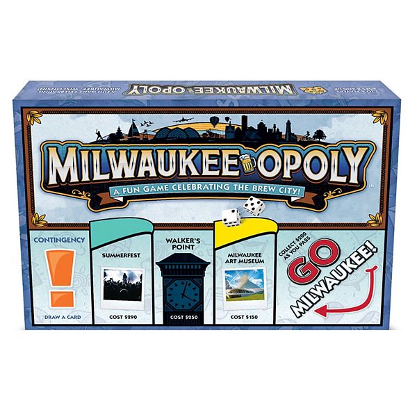 Late For The Sky: Milwaukee-Opoly - City Themed Family Board Game Late For The Sky