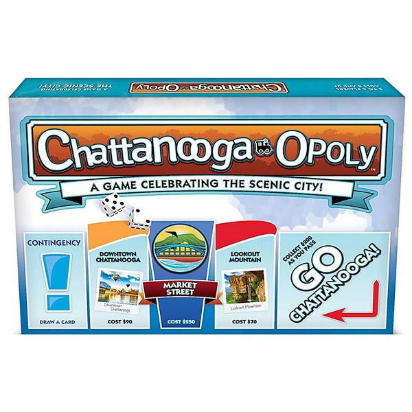 Late For The Sky: Chattanooga-Opoly - City Themed Family Board Game Late For The Sky