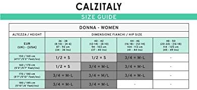 Женские сетчатые колготки для танцев CALZITALY | Профессиональные латинские колготки | Размеры S, M/L | Сделано в Италии Calzitaly