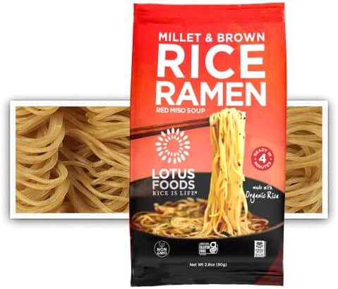 Lotus Foods Forbidden Rice Ramen with Miso Soup, 2.8 oz Lotus Foods