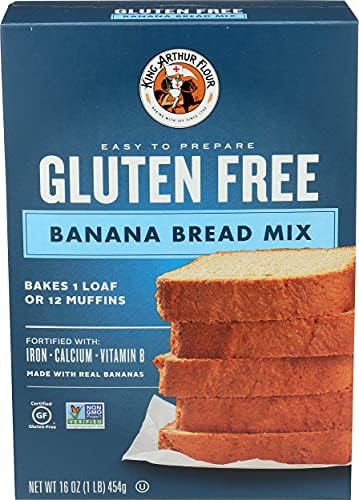 King Arthur Mix Bread GF Banana, Gluten Free, 16 Ounce King Arthur