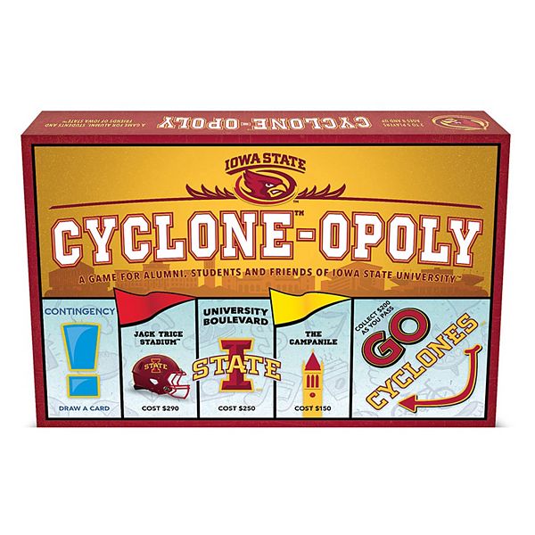 Late For The Sky: Cyclone-Opoly - Iowa State University Themed Family Board Game Late For The Sky