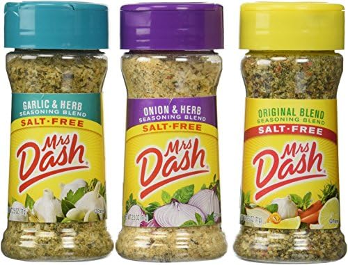 Mrs. Dash Combo All Natural Seasoning Blends 2.5 oz; Original,Onion&Herb,Garlic&Herb by Mrs. Dash Mrs. Dash