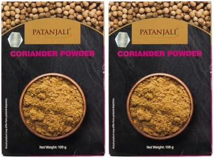 Patanjali Coriander Powder 100g / 0.22 lb - Pack Of 2 Patanjali