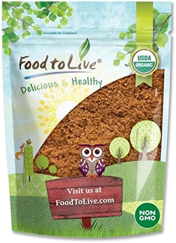 Food to Live Organic Golden Berry Powder, 4 Ounces — Non-GMO, Made from Raw and Dried Goldenberries, Vegan Superfood, Rich in Vitamins and Minerals, Great for Drinks, Teas and Smoothies, Bulk Food to Live