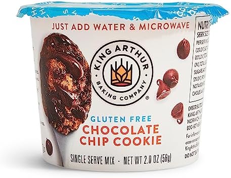 King Arthur, Gluten-Free Single Serve Chocolate Chip Cookie Mix, Gluten-Free, Non-GMO Verified, 2 Ounce (Pack of 12) King Arthur