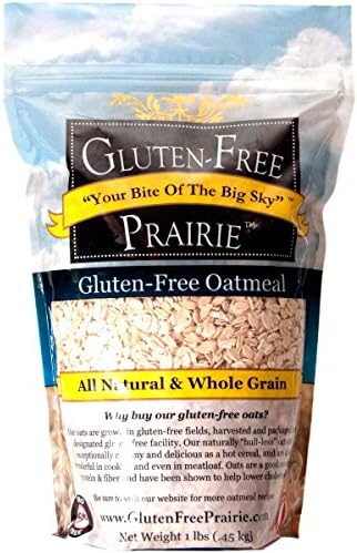 Gluten-Free Prairie Oatmeal, Certified Gluten Free Purity Protocol, Non-GMO, Vegan, 1 Pound Gluten Free Prairie