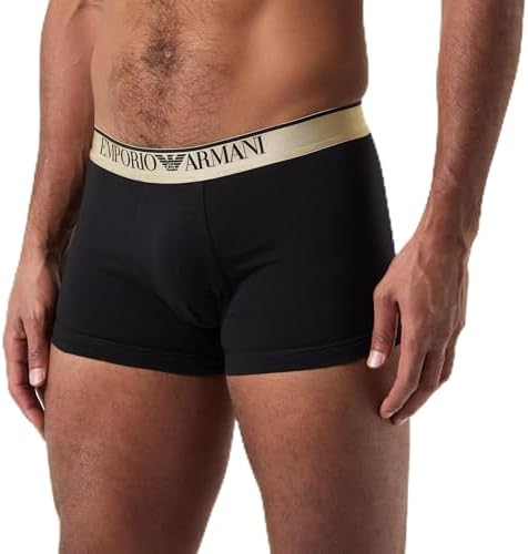 Emporio Armani Men's Shiny Logoband Trunk Emporio Armani